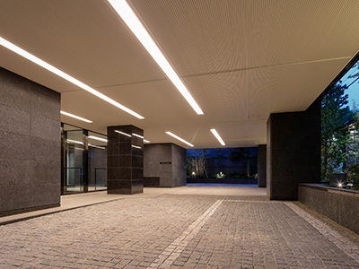 車寄せ｜ザ・パークハウス麻布外苑西通り　