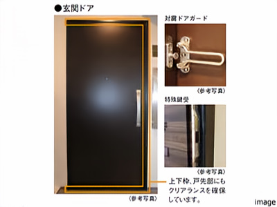 対震玄関ドア｜ザ・パークハウス麻布外苑西通り